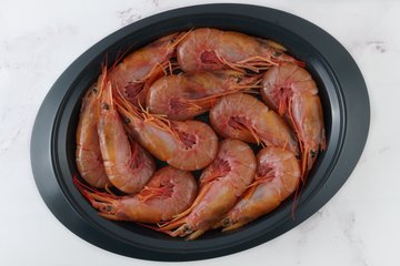 Thermomix steamed jumbo shrimp 2
