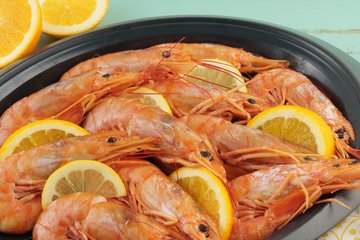 Recipe Steamed Jumbo Shrimp in the Thermomix Varoma