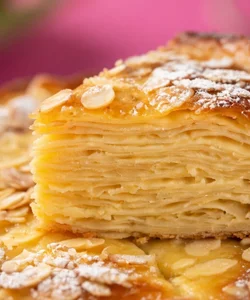 Recipe Thousand-Layer Apple and Almond Cake