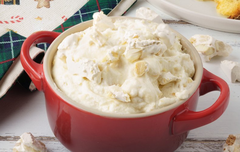 Creamy torrone cream