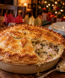 Recipe Turkey and Ham Pie