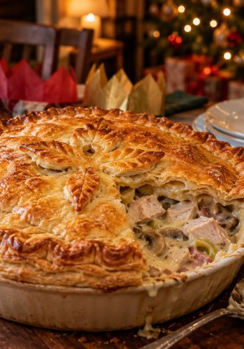 Recipe Turkey and Ham Pie