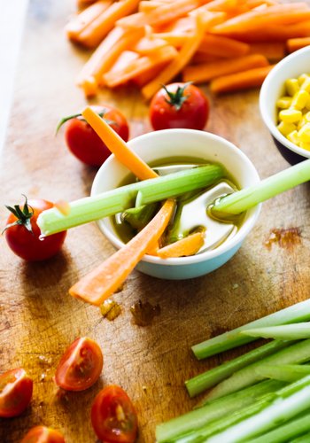 Recipe Pinzimonio (Raw Vegetables with Olive Oil Dip)